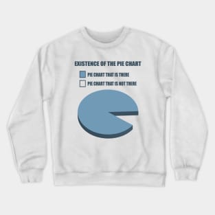 Existence of the Pie Chart Crewneck Sweatshirt